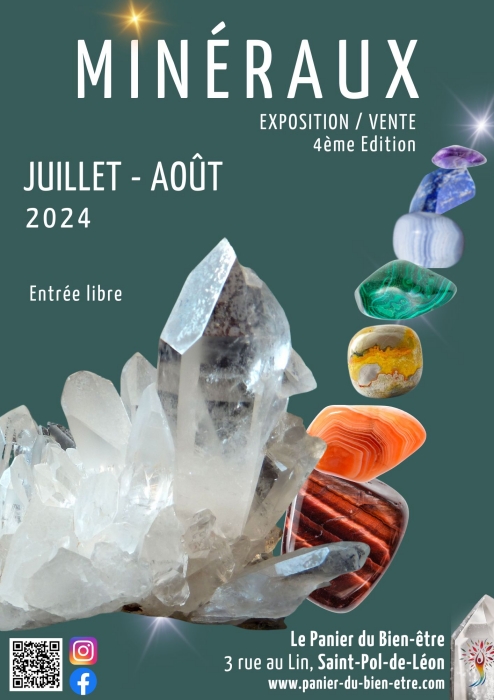 2024-juillet-aout-affiche-village-des-mineraux-Panier-du-Bien-Etre-Saint-Pol-de-Leon
